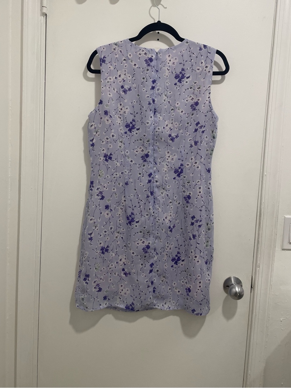 Rampage Lavender and White Floral Midi Dress - Picture 4 of 5